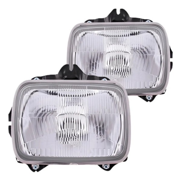Par Farol Hilux 92 93 94 95 96 97 98 99 00 01 02 03 Cromado-