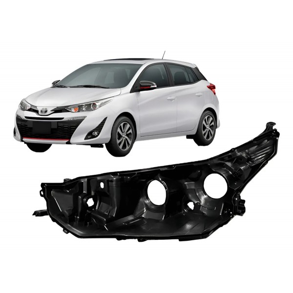Carcaça Farol Yaris 2018 2019 2020 2021 2022