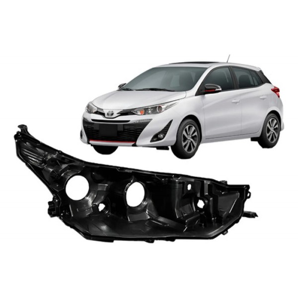 Carcaça Farol Yaris 2018 2019 2020 2021 2022