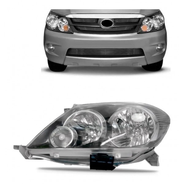 Farol Farolete Hilux Sw4 2004 A 2008 Cromomix Promoção