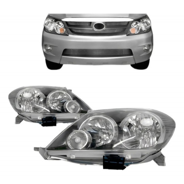 Par Farol Hilux Sw4 2004 A 2008 Cromomix