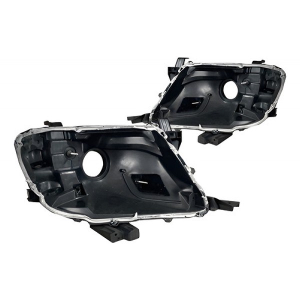 Par Carcaça Farol Hilux Srv 2012 2013 2014 2015 Preto