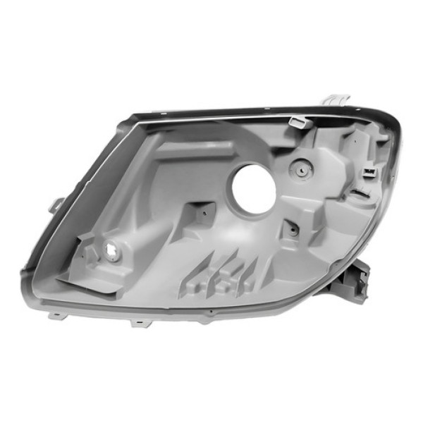 Carcaça Farol Hilux Srv 2005 06 07 08 09 10 2011 Cinza
