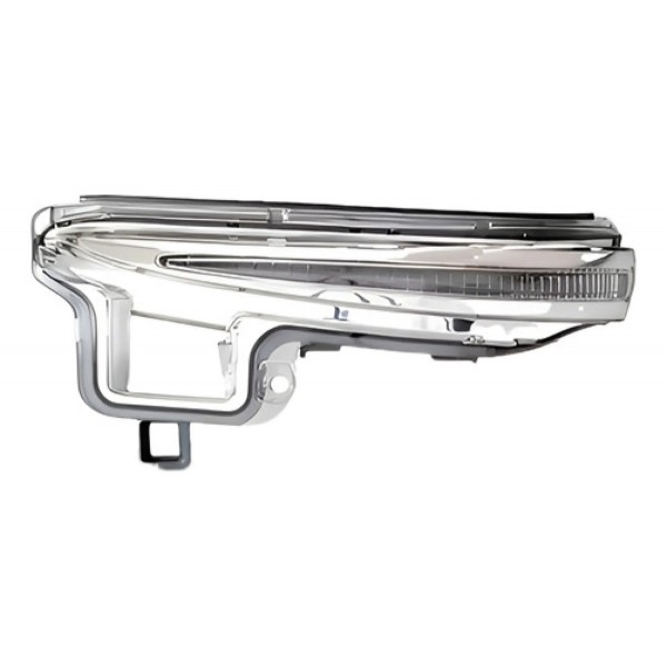 Kit  Capa + Pisca Retrovisor Lado Esquerdo Rav4 2019 A 2023 Preto
