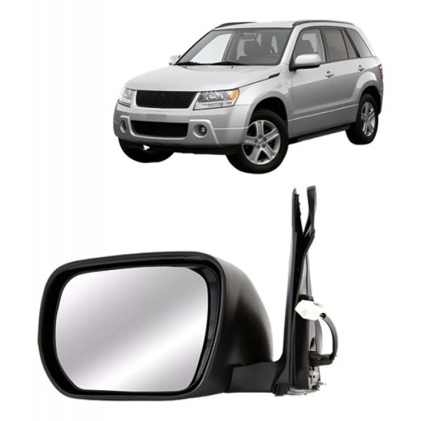 Retrovisor Grand Vitara 2008 2009 10 11 2012 Elétrico Preto