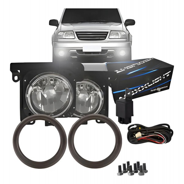Kit Farol Milha Auxiliar Neblina Vitara 2001 À 2007 Tracker