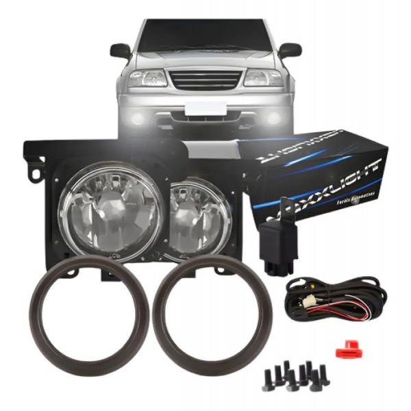 Kit Farol Milha Auxiliar Neblina Vitara 2001 À 2007 Tracker