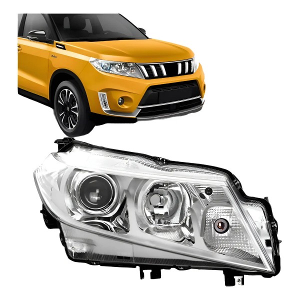 Farol Para Suzuki Vitara 2016 17 18 2019 Eletrico Com Motor