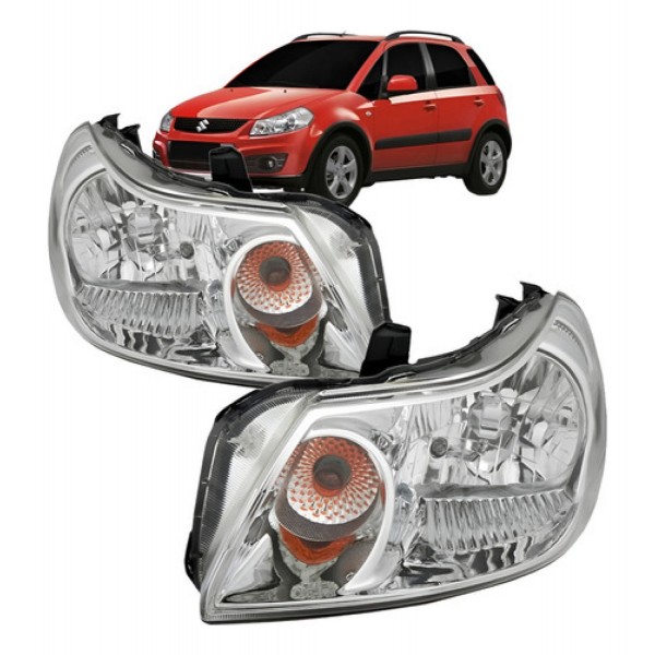 Farol Suzuki Sx4 2009 2010 2011 2012 2013 Cromado