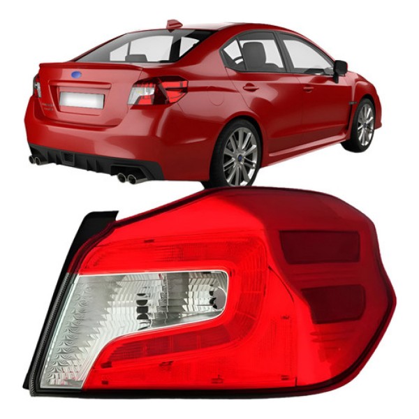 Lanterna Traseira Wrx 2015 2016 2017 Sedan Com Led