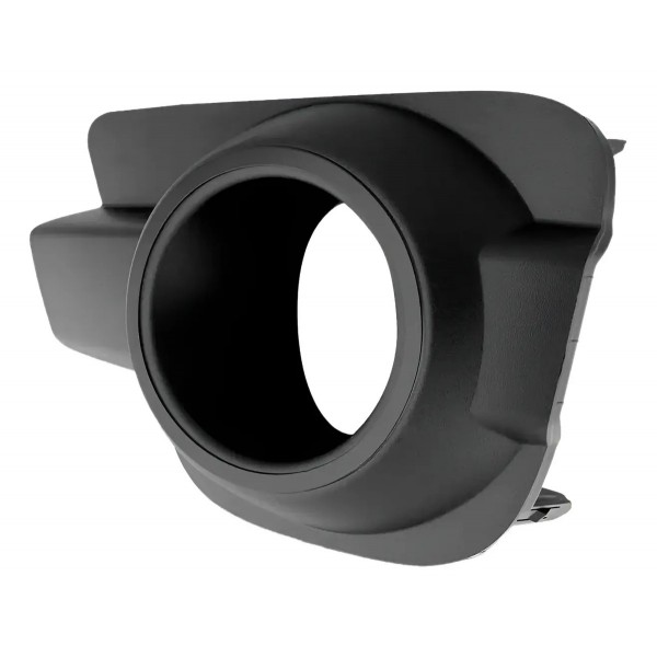Moldura Milha Auxiliar Kwid Com Furo Aro Preto 2017 18 19