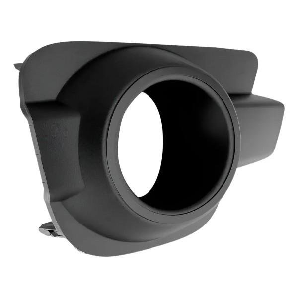 Moldura Milha Auxiliar Kwid Com Furo Aro Preto 2017 18 19