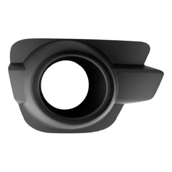 Moldura Milha Auxiliar Kwid Com Furo Aro Preto 2017 18 19