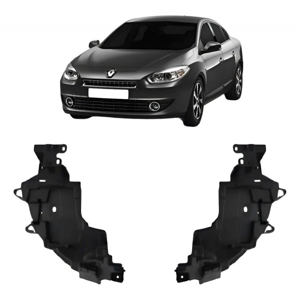 Suporte Parachoque Dianteiro Fluence 2010 11 12 2013