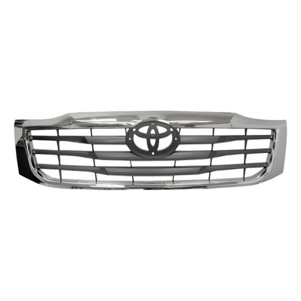 Grade Radiador Hilux Pick-up 2012 A 2015 Cromada / Cinza
