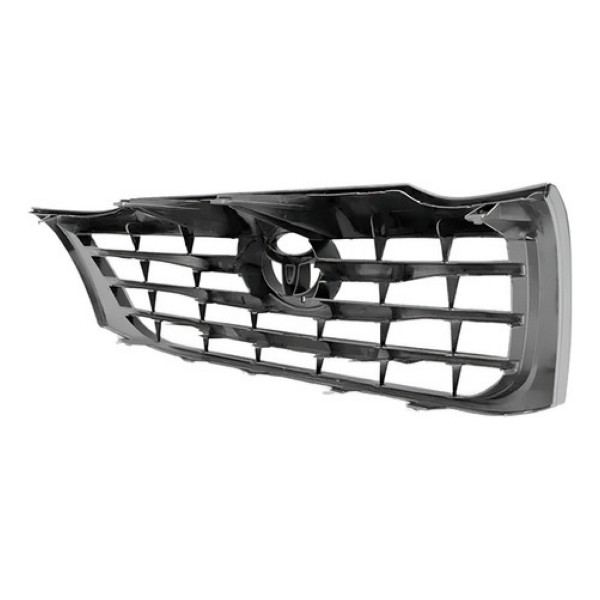 Grade Radiador Hilux Pick-up 2012 A 2015 Cromada / Cinza