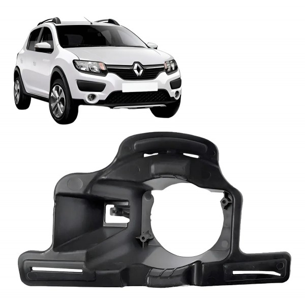 Suporte Farol Milha Auxiliar Sandero Stepway 2015 2016 2017