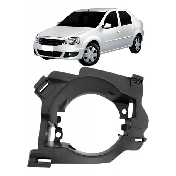 Suporte Farol Milha Renault Logan 2010 2011 2012 2013