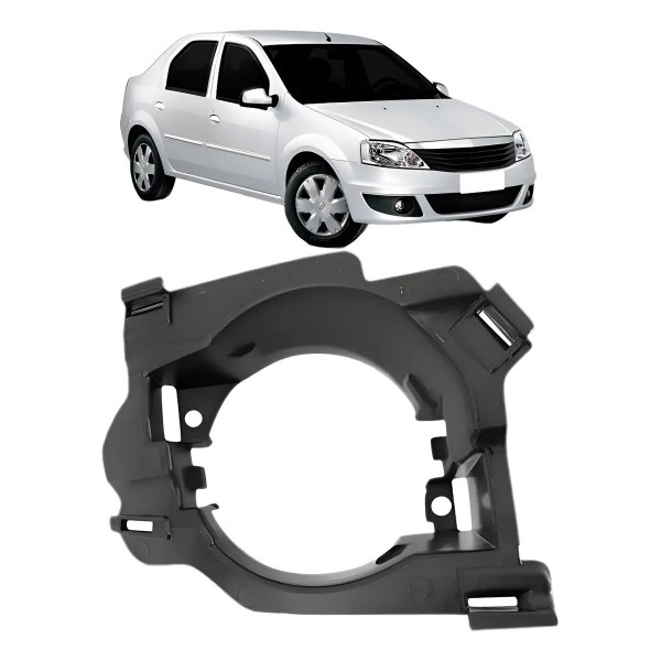 Suporte Farol Milha Renault Logan 2010 2011 2012 2013