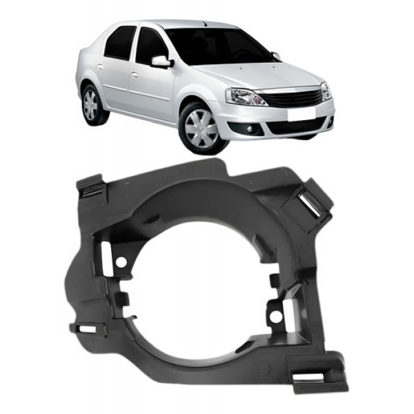 Suporte Farol Milha Renault Logan 2010 2011 2012 2013