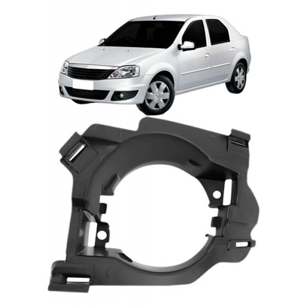 Suporte Farol Milha Renault Logan 2010 2011 2012 2013