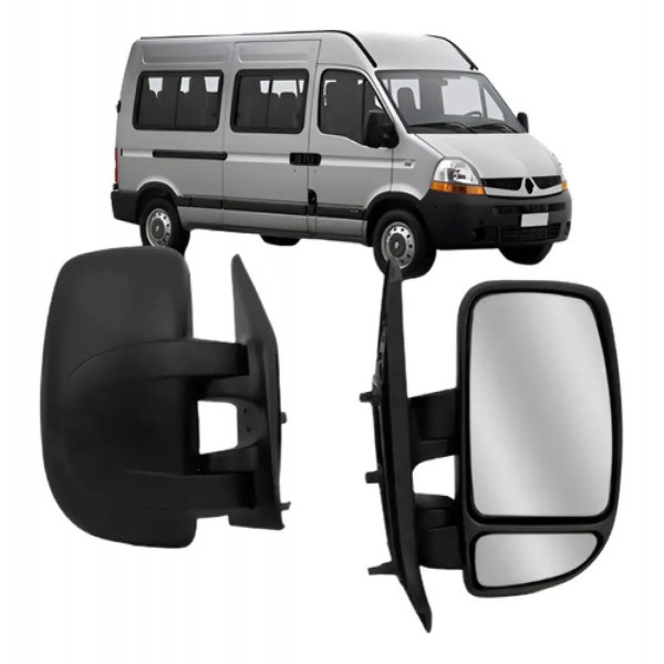 Par Retrovisor Para Renault Master 2003 A 2012 Fixo