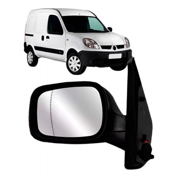 Retrovisor Kangoo 2003 A 2015 Com Controle Asferico