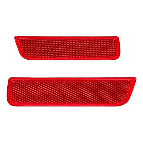 Par Refletor Parachoque Traseiro Duster 2010 11 12 13 2014 Vermelho