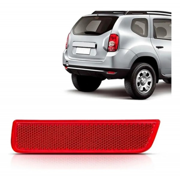 Refletor Parachoque Traseiro Duster 2010 2011 2012 2013 2014