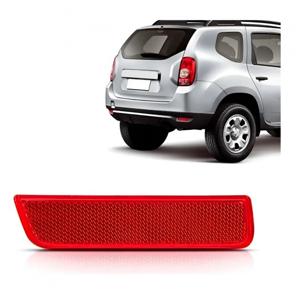Refletor Parachoque Traseiro Duster 2010 2011 2012 2013 2014