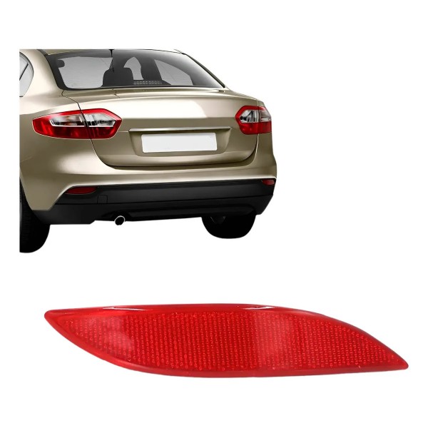 Refletor Parachoque Fluence 2011 2012 2013 2014 2015 16 2017