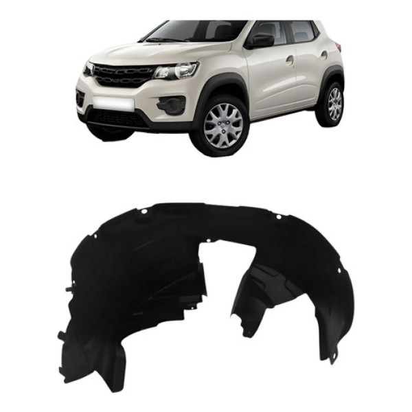 Parabarro Dianteiro Renault Kwid 2017 2018 2019 Preto