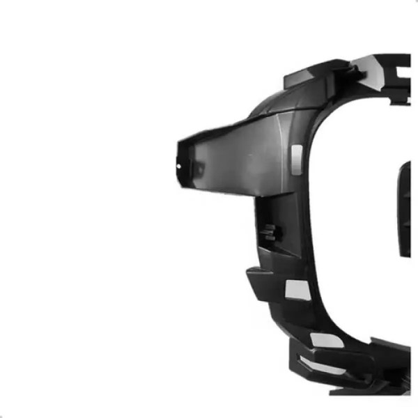 Moldura Milha Superior Captur 2017 2018 2019 2020 2021 Preto
