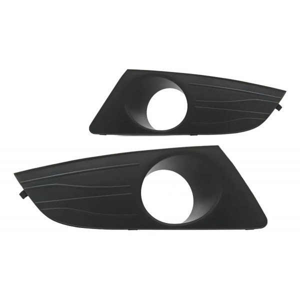 Par Moldura Farol Milha Logan 2010 11 12 13 2014 Com Furo Preto
