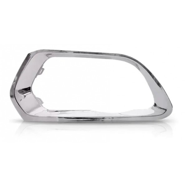 Moldura Farol Milha Renault Sandero 2015 2016 2017 2018 Crom