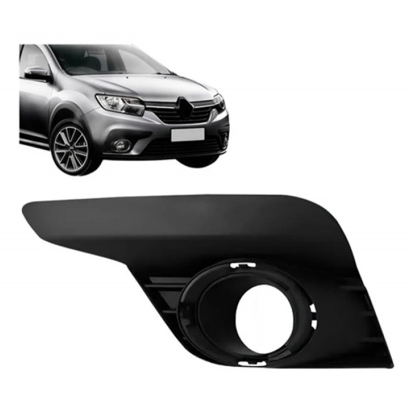 Moldura Do Farol De Milha Sandero Com Furo 2020 21 2022