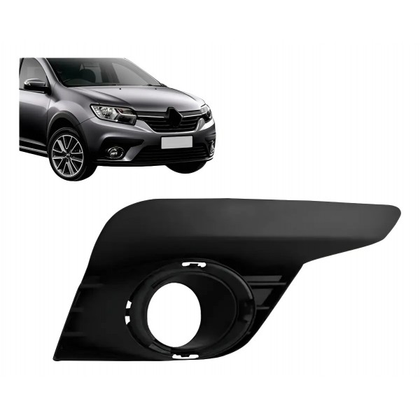 Moldura Do Farol De Milha Sandero Com Furo 2020 21 2022