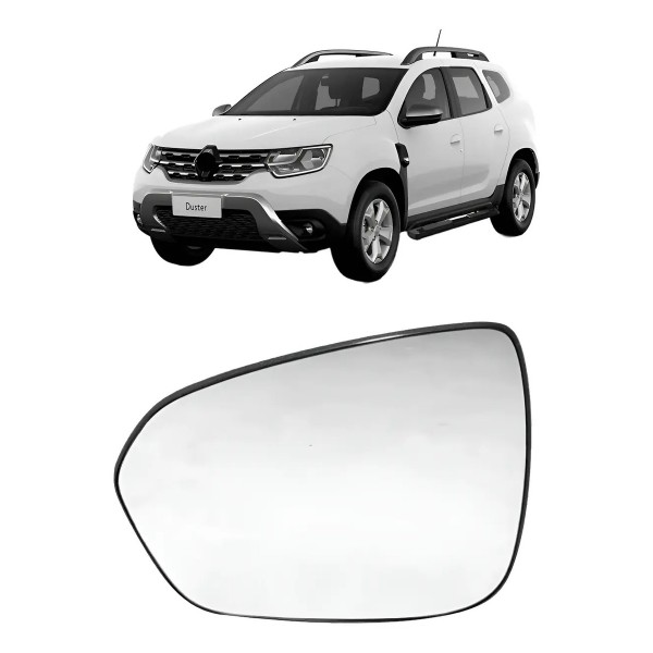 Lente Subconjunto Retrovisor C/ Aquecedor Duster 2021 A 2022