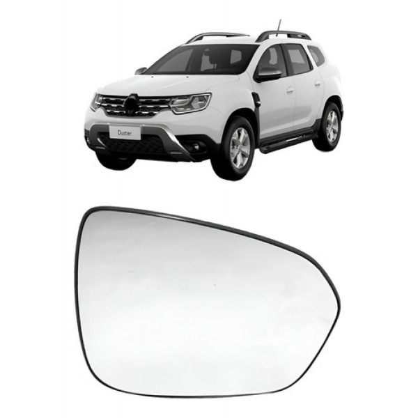 Lente Subconjunto Retrovisor C/ Aquecedor Duster 2021 A 2022