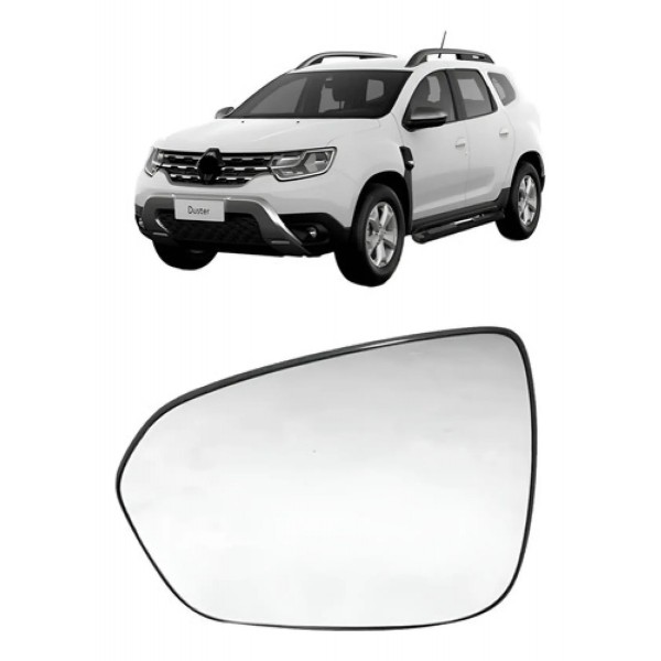 Lente Subconjunto Retrovisor C/ Aquecedor Duster 2021 A 2022