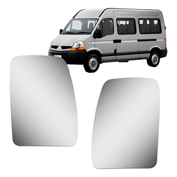 Par Lente Retrovisor Master 03 A 2012 Superior C/ Aquecedor
