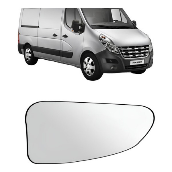 Lente Retrovisor Renault Master 2013 Á 2018 Inferior