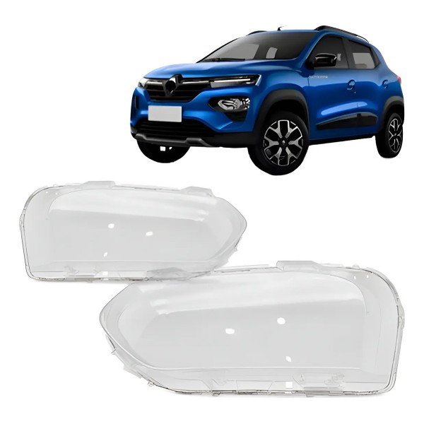Par Lente Farol Dianteiro Para Renault Kwid 2022 2023 A 2025