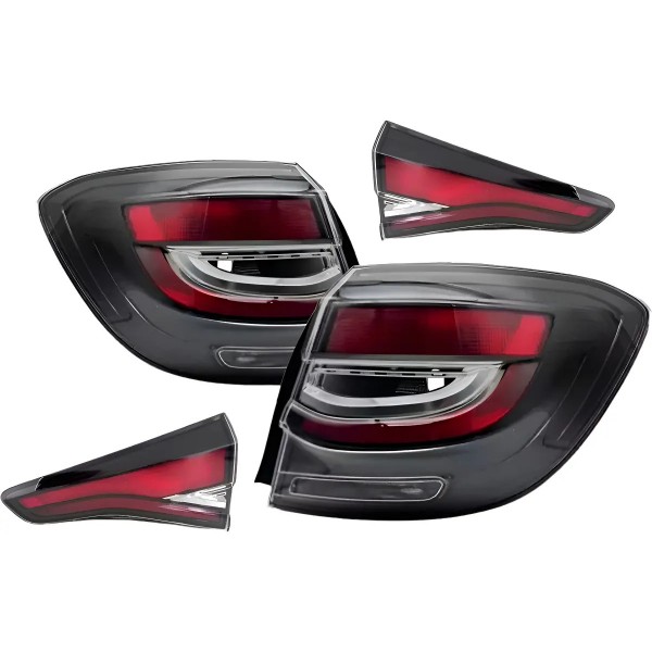 Kit Lanterna Sandero Stepway 2020 A 2023 2024 Canto E Tampa Ambos Lados Vermelho