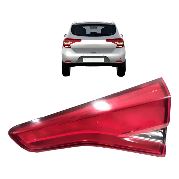 Lanterna Traseira Sandero 2020 2021 22 2023 24 Mala Com Led Direito/passageiro Vermelho