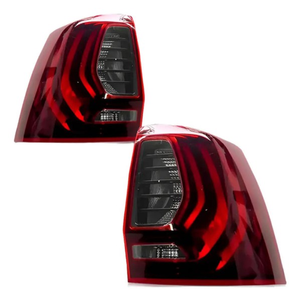 Par Lanterna Traseira Duster Oroch 2022 2023 Fume