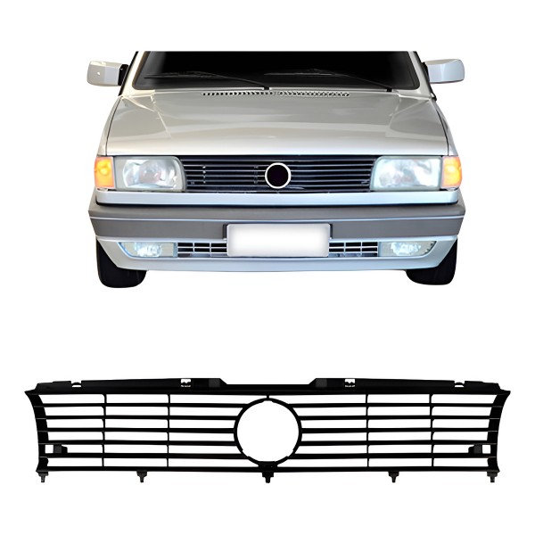 Grade Radiador Gol 1991 1992 1993 1994 Sem Emblema Preta Preto