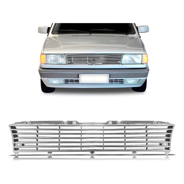 Grade Radiador Gol 1991 1992 1993 1994 Cinza Claro S/emblema