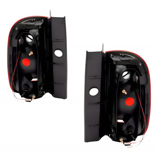 Par Lanterna Traseira Duster 2015 A 2016 Com Led Ambos Lados Bicolor