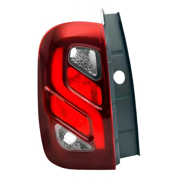 Par Lanterna Traseira Duster 2015 A 2016 Com Led Ambos Lados Bicolor